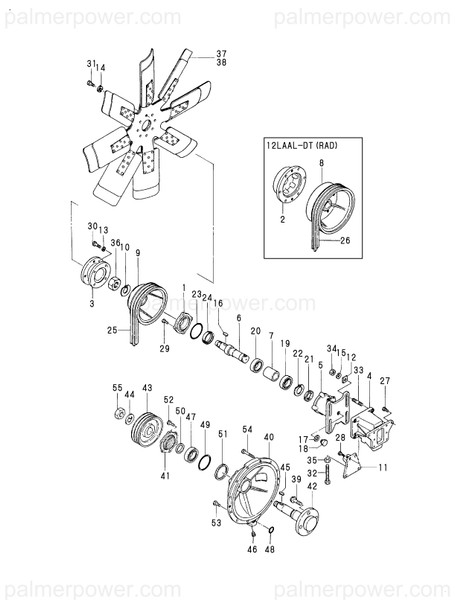 Order YANMAR 148807-44741 V-Pulley