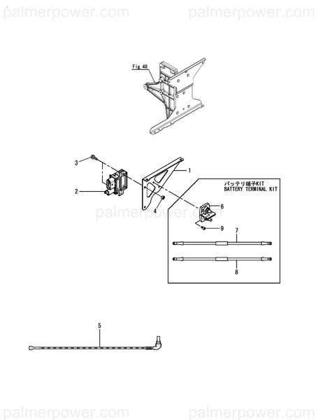 Order YANMAR 120650-78280 Cable, Terminal Plus