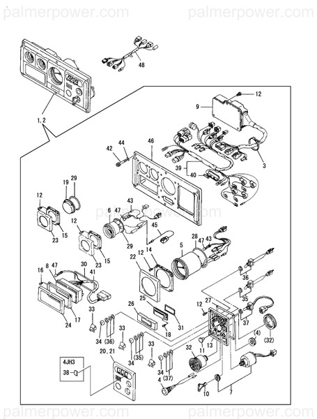 Order YANMAR 129698-91270 Circuit, Alarm