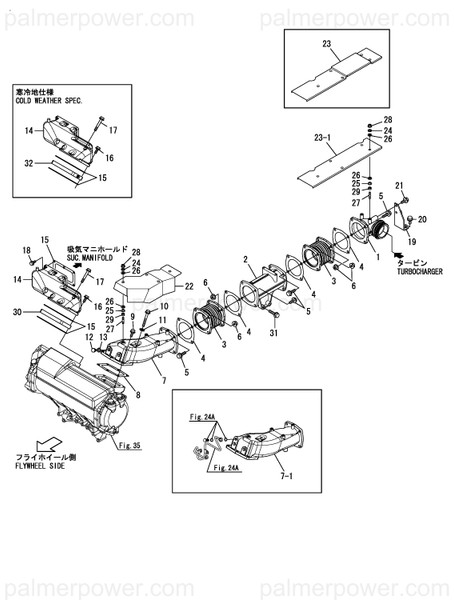 Order YANMAR 148660-18121 Duct, Air