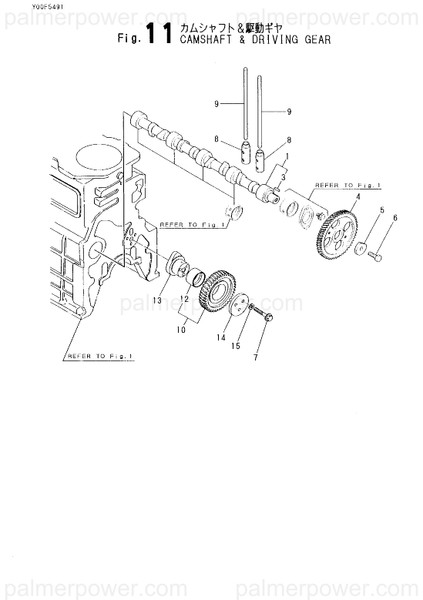 Order YANMAR 127418-14401 Rod, Push L=270