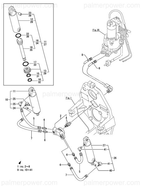 Order YANMAR 796313-07100 Cylinder Assy, Hydra