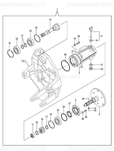 Order YANMAR 196311-04090 Shaft, Ball Joint