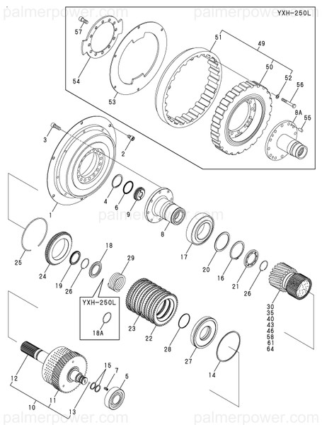 Order YANMAR 177519-03110 Shaft, Input