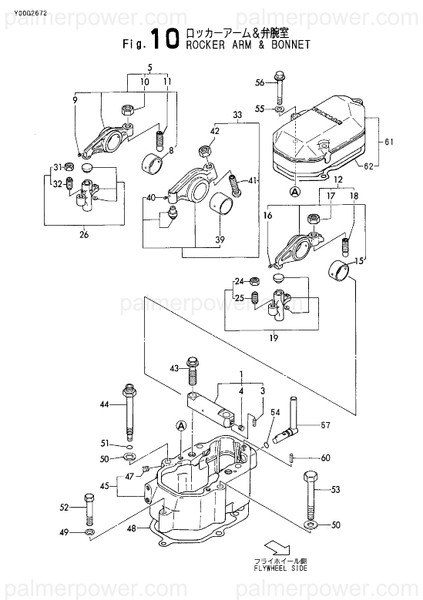 Order YANMAR 748633-11660 Arm Assy, Rocker