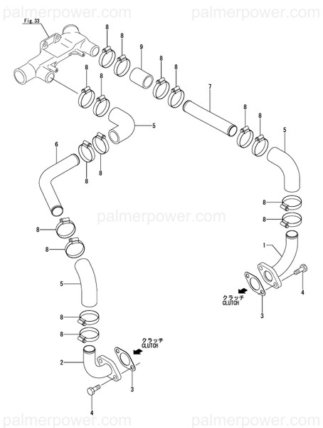 Order YANMAR 23072-140060 Hose, 14X 60