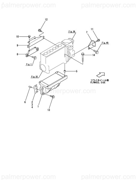 Order YANMAR 127881-54870 Support