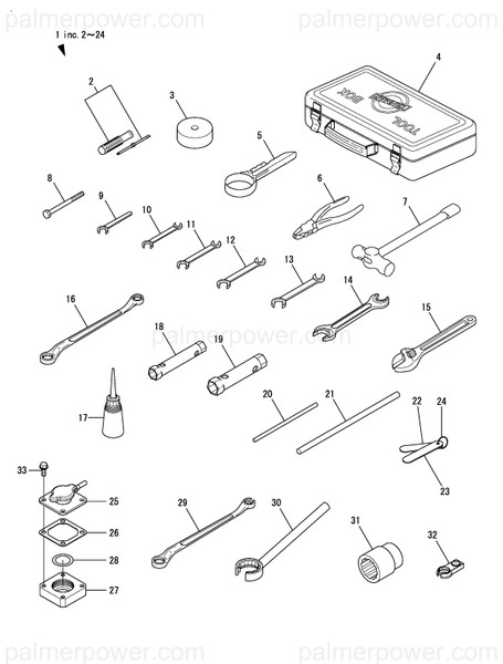 Order YANMAR 28110-070000 Spanner, 7
