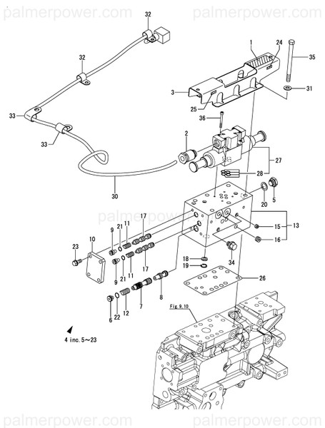 Order YANMAR 177515-04490 Cap, Spool Valve