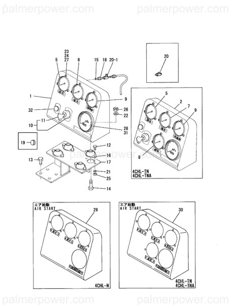 Order YANMAR 127450-91090 Bracket, Panel