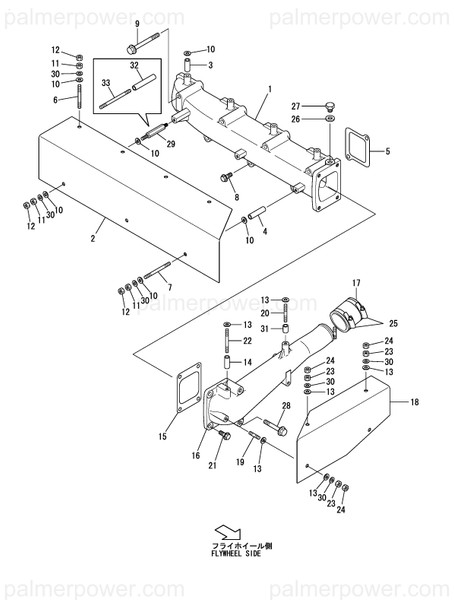 Order YANMAR 126443-18201 Plate