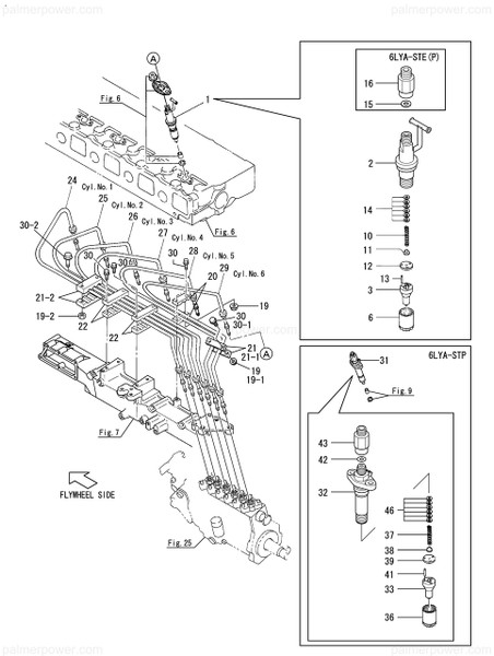 Order YANMAR 119573-59710 Pipe Assy, Injection