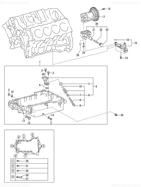 Order YANMAR 119798-32020 Strainer, Oil