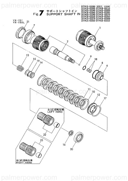 Order YANMAR 177414-03060 Thrower, Oil