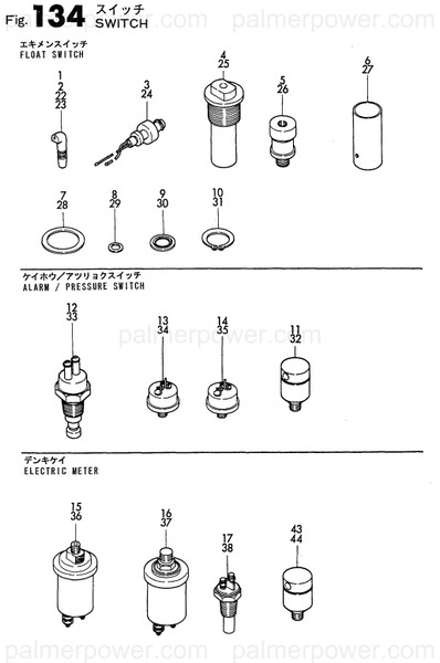 Order YANMAR 46150-561000 Gauge,Pressure