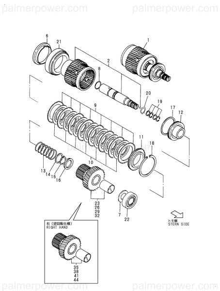 Order YANMAR 24142-320240 Bearing, 32024H