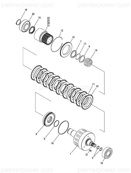Order YANMAR 177512-03370 Pinion Assy, Z=22 Xr