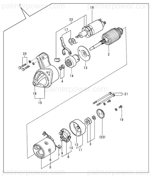 Order YANMAR 26031-040122 Screw M4X12