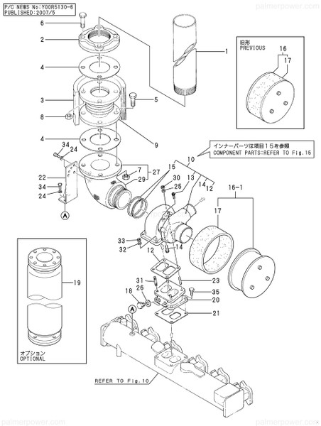 Order YANMAR 43100-501650 Silencer