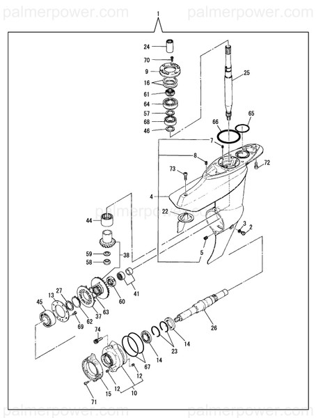 Order YANMAR 196320-04513 Shaft, Propeller