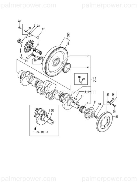 Order YANMAR 123672-28060 Washer