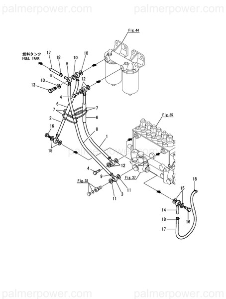 Order YANMAR 127698-59760 Pipe, Fo