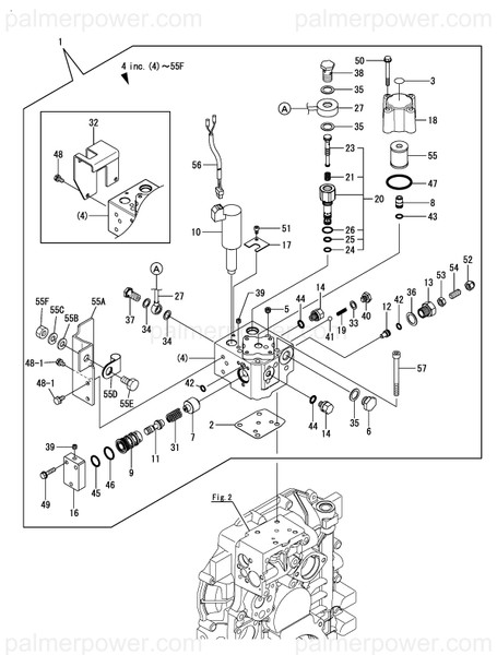 Order YANMAR 177523-04640 Valve Assy