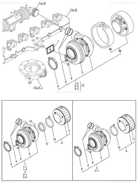 Order YANMAR 148640-18081 Turbine Assy