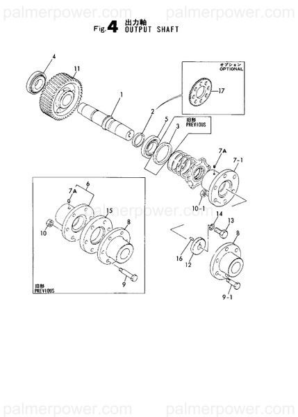 Order YANMAR 177010-03801 Gear