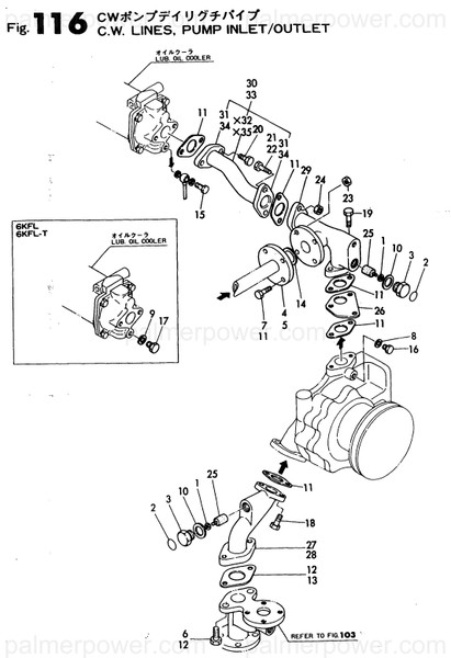 Order YANMAR 43330-000280 Flange