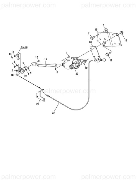 Order YANMAR 41660-554490 Support, Knob