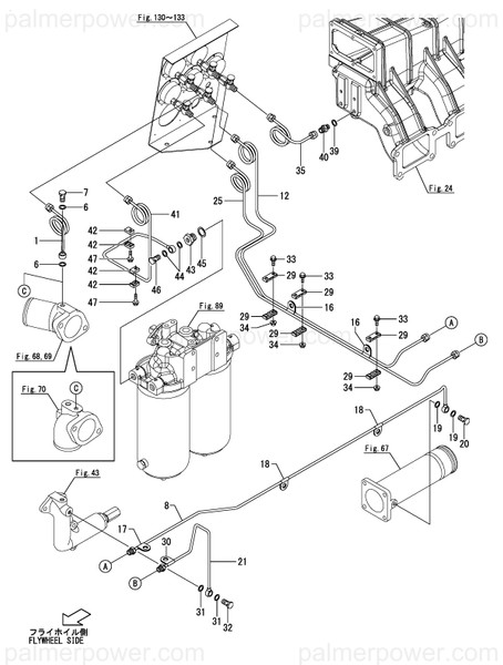 Order YANMAR 148660-91450 Pipe, Pressure