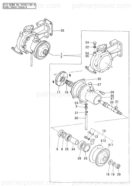 Order YANMAR 24751-250010 Cup, Grease 25X1/8