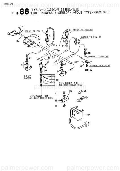 Order YANMAR 148633-77500 Harness, Wire