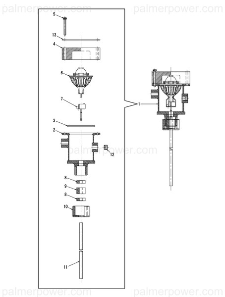 Order YANMAR 15T709-52250 Code For Led