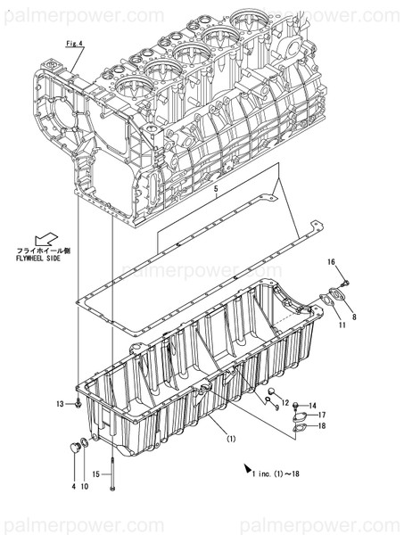 Order YANMAR 43320-001250 Flange, Blind