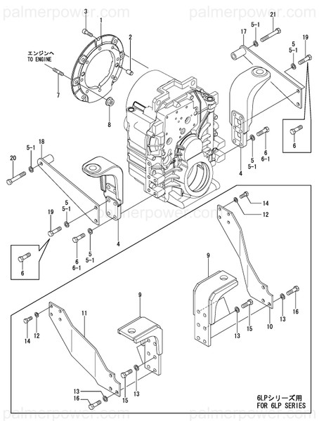 Order YANMAR 177533-02440 Bracket, Support