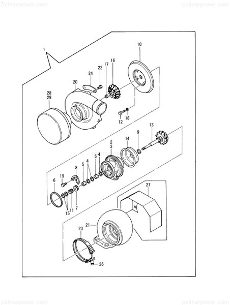 Order YANMAR X4411941 Shaft Wheel