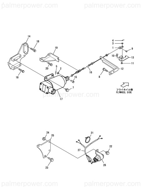 Order YANMAR 41710-500700 Pin