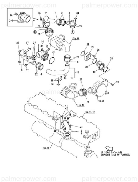 Order YANMAR 128610-49631 Joint, Thermo Inlet