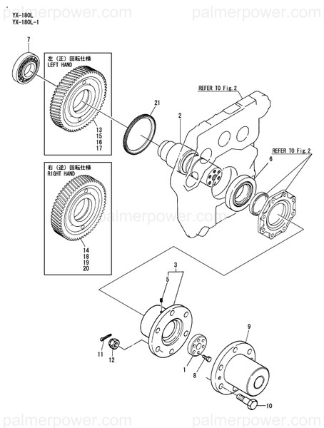 Order YANMAR 177418-03540 Gear, Output Z=112