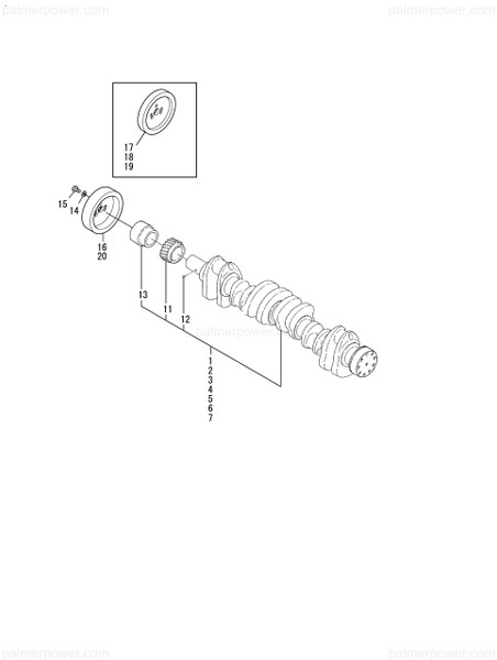 Order YANMAR 41300-550740 Damper