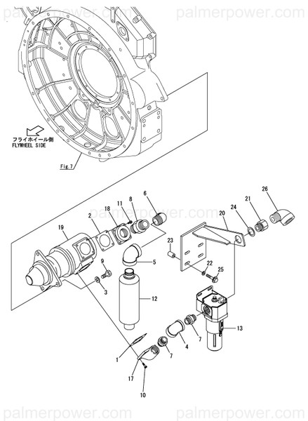 Order YANMAR 44100-019940 O-Ring, Oiler