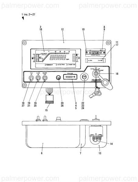 Order YANMAR 119189-91920 Harness, Wire