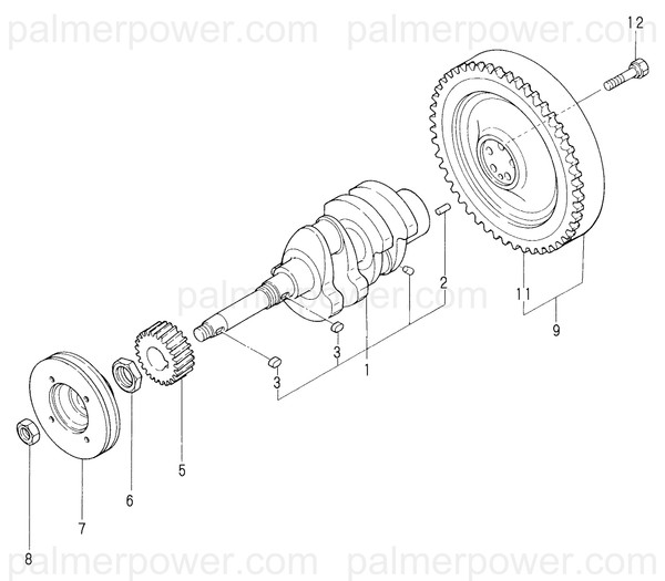 Order YANMAR 105282-21600 Gear, Ring
