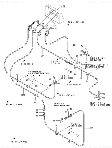 Order YANMAR 126660-91110 Pipe, Gauge