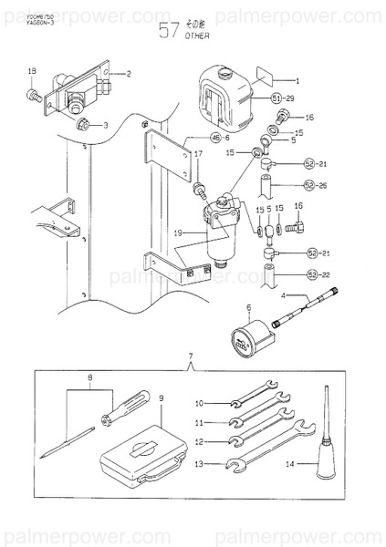 Order YANMAR 123566-59430 Bolt, U20