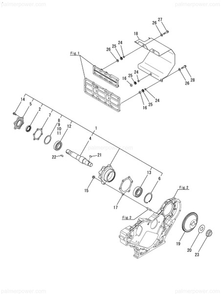 Order YANMAR 127690-54260 Cover, Timer