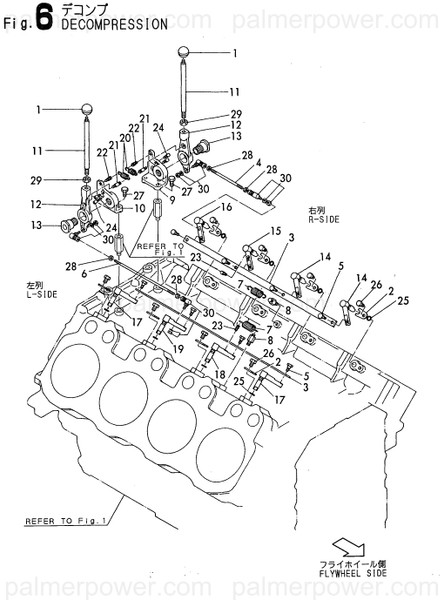 Order YANMAR 148816-03830 Lever, Decompression