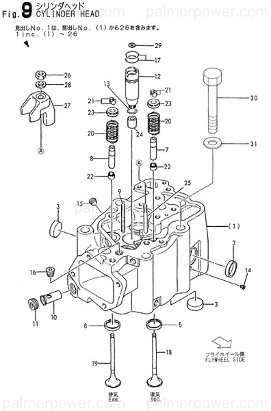 Order YANMAR 144679-11100 Valve, Intake